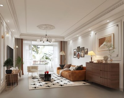 法式客餐厅3D模型下载